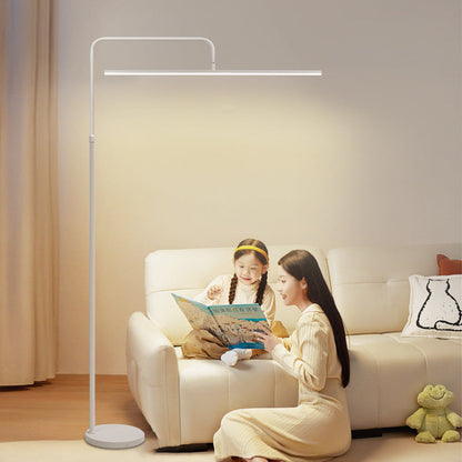 Minimalist Iron LED Floor Lamp – Dimmable Remote Control – Living Room & Bedroom