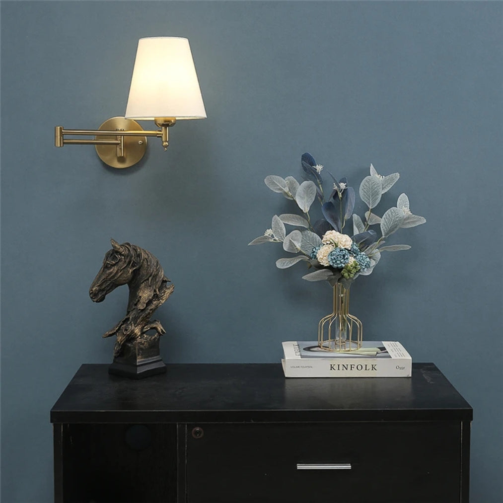 Adjustable Swing Arm Wall Lamp