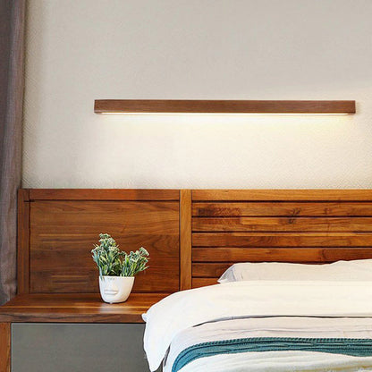 Modern Led Dimmable Wood Ambient Bathroom Wall Light