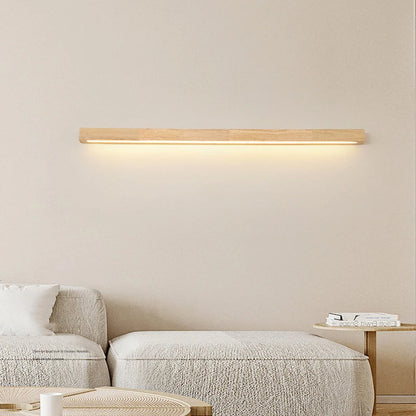 Modern Led Dimmable Wood Ambient Bathroom Wall Light