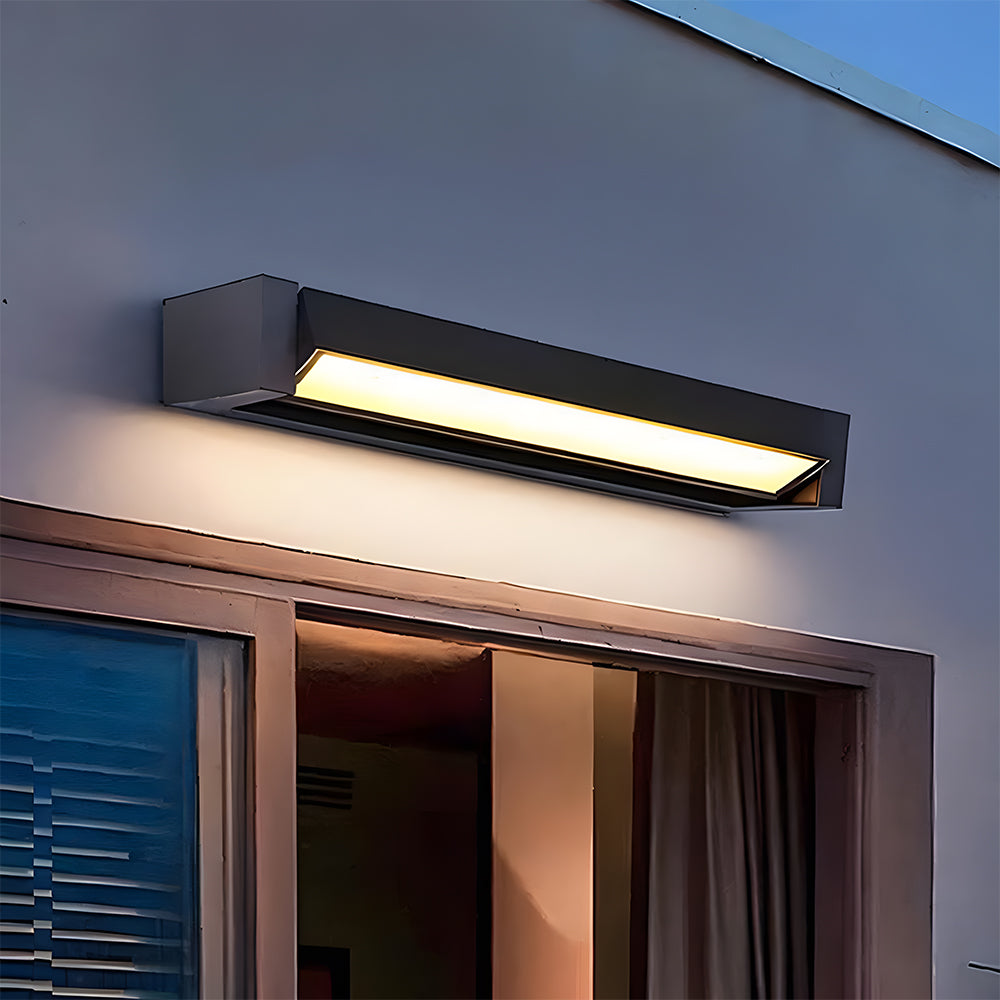 Modern Weatherproof Led Outdoor Wall Lantern Garden Light