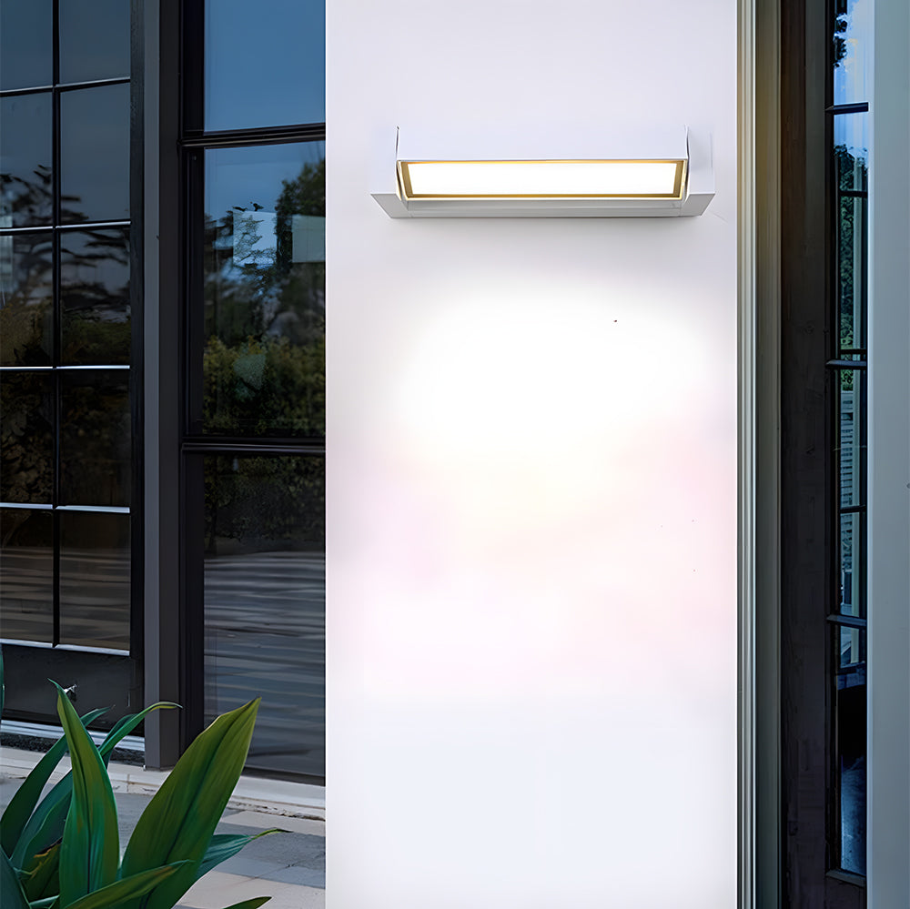 Modern Weatherproof Led Outdoor Wall Lantern Garden Light