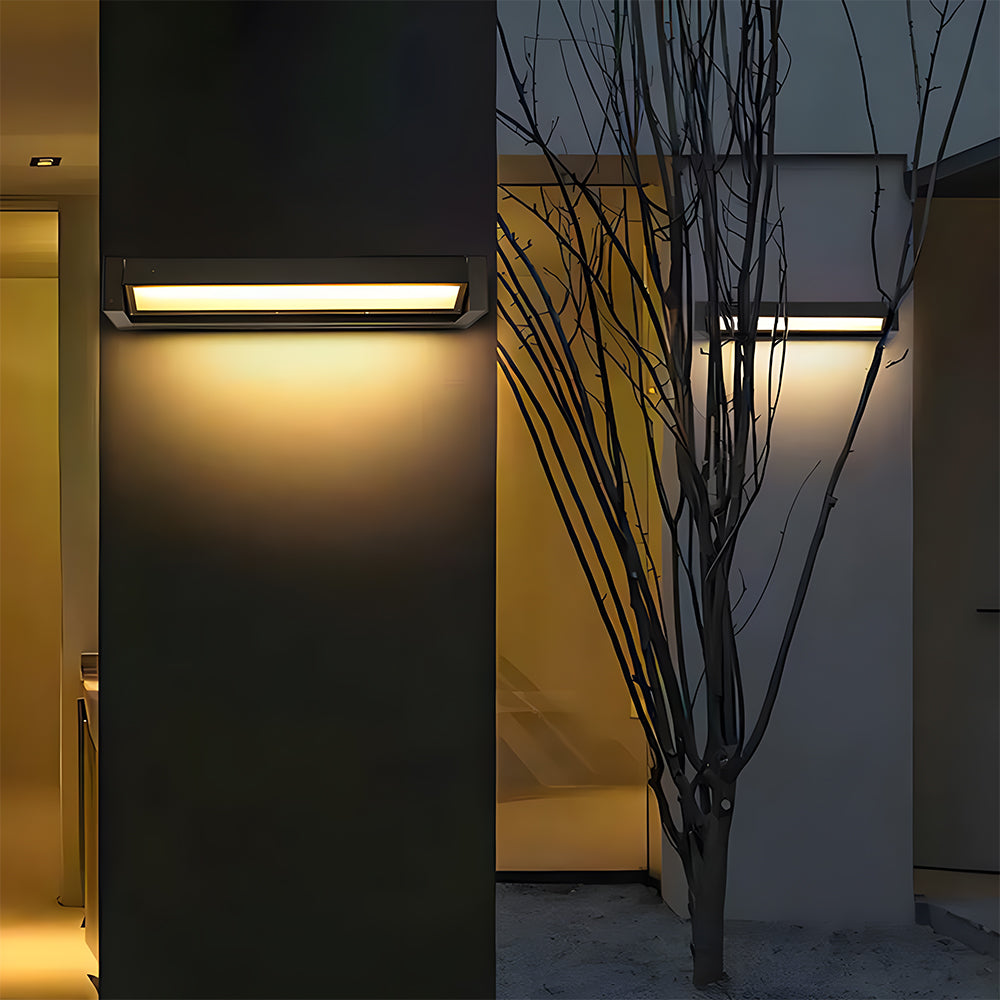 Modern Weatherproof Led Outdoor Wall Lantern Garden Light