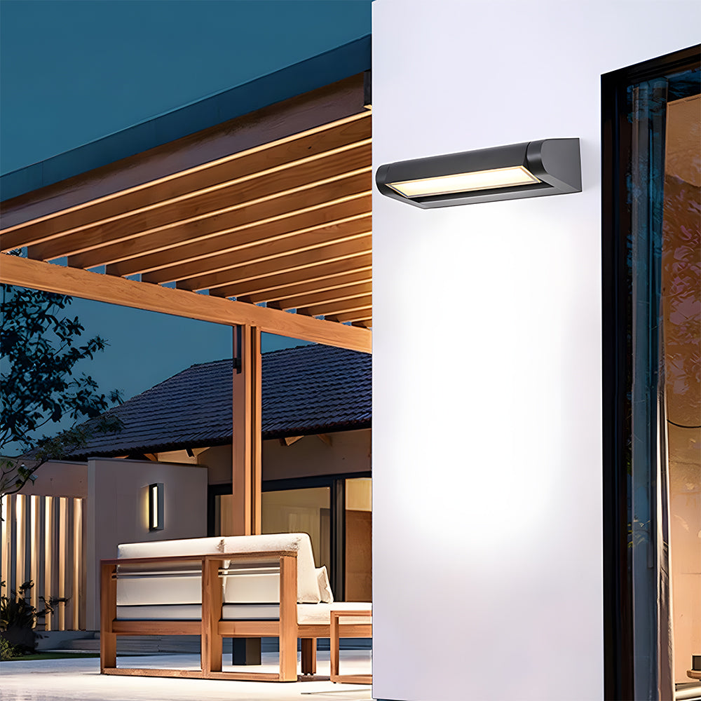 Modern Weatherproof Led Outdoor Wall Lantern Garden Light
