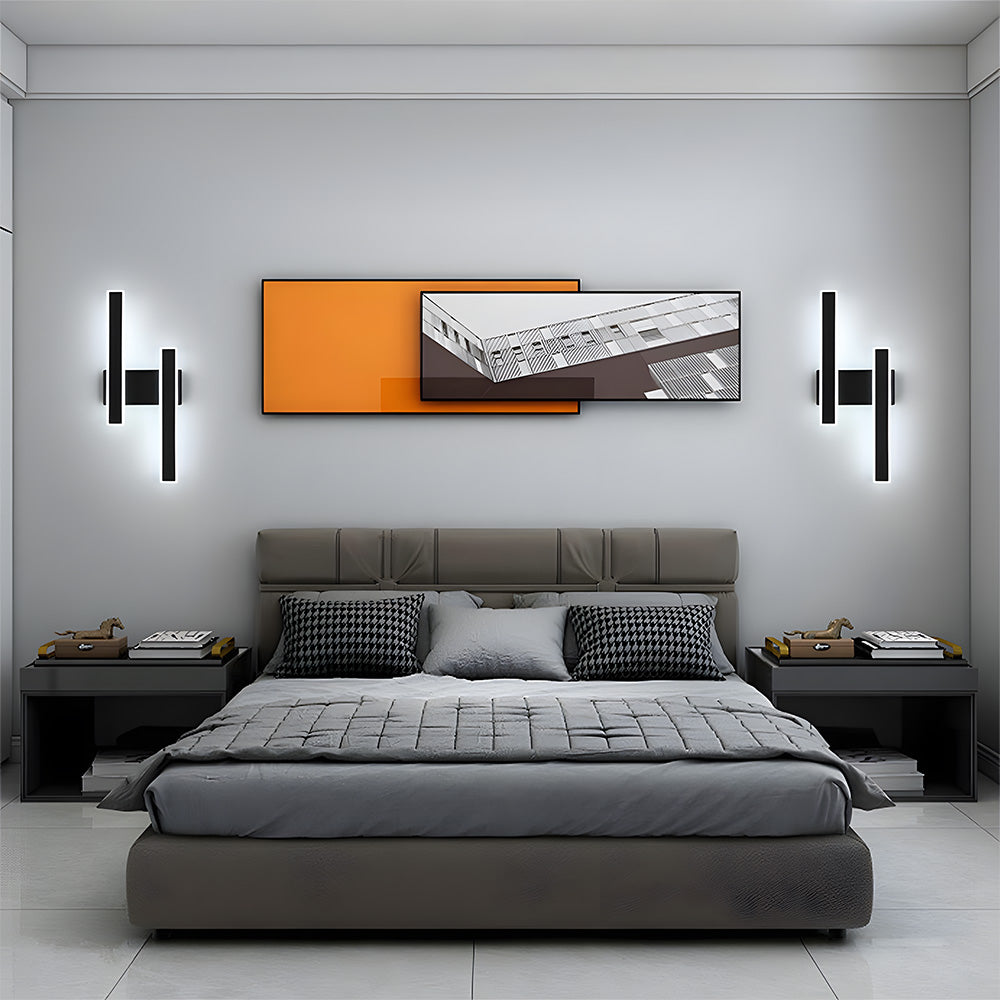 Minimalist Bedroom Accent Metal Modern Wall Sconce Light