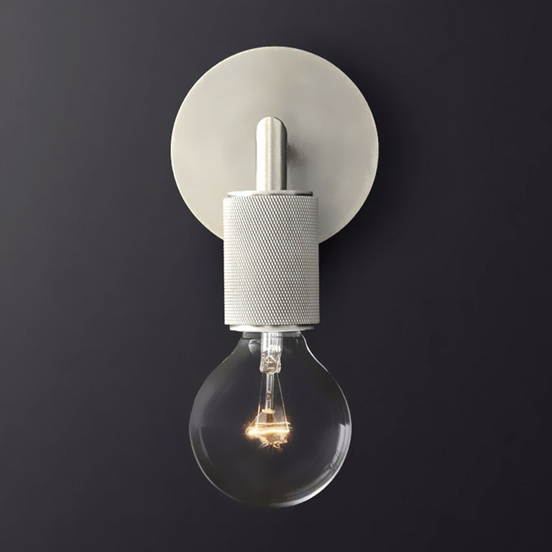 Hardwired Industrial Wall Sconce Light - Edison Bulb Compatible - for Bedroom