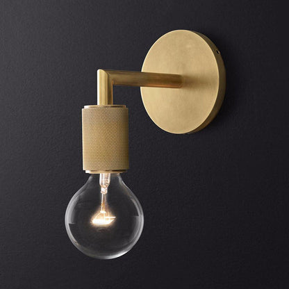 Hardwired Industrial Wall Sconce Light - Edison Bulb Compatible - for Bedroom