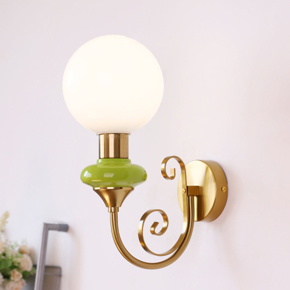 French Retro Elegant Metal Vintage Indoor Wall Light