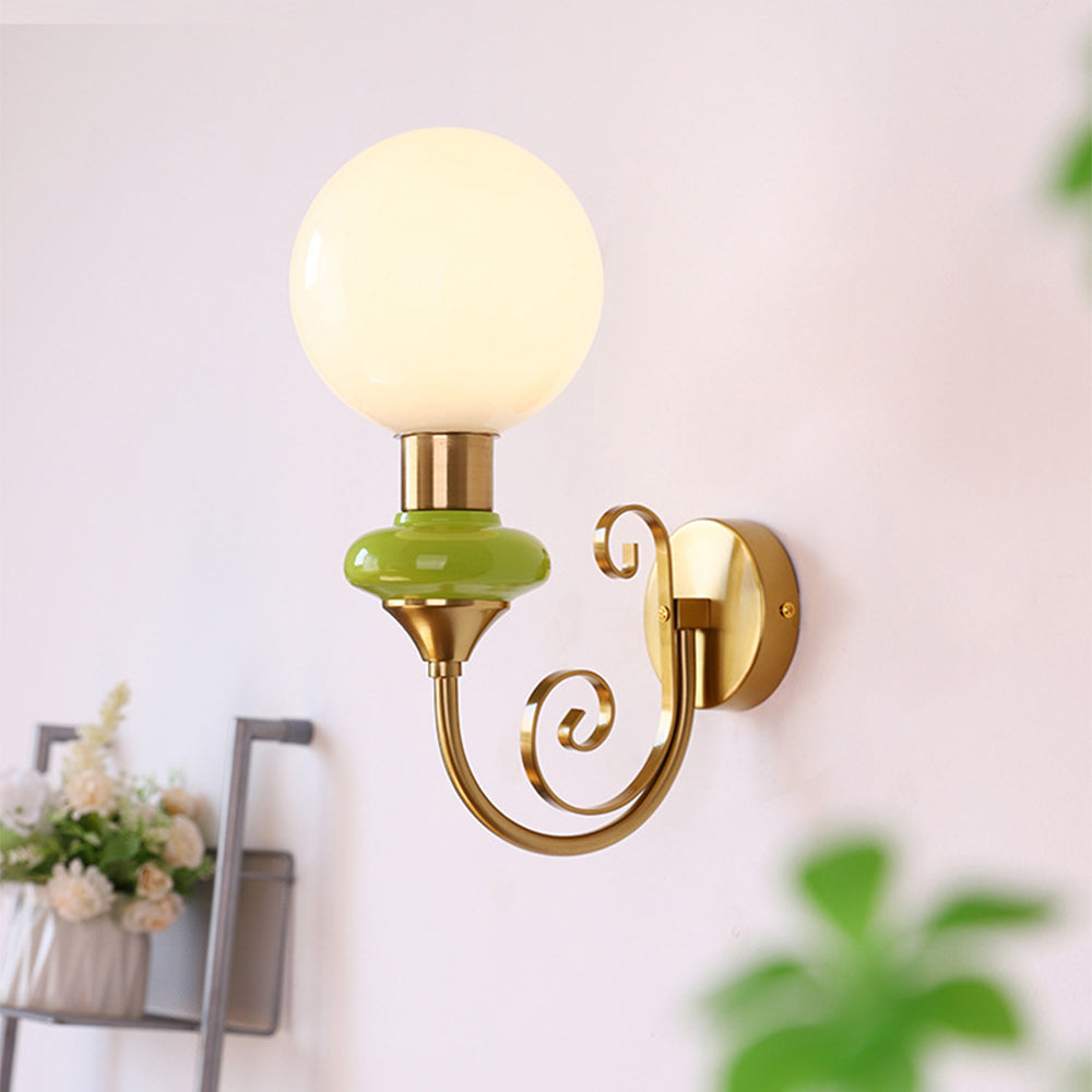 French Retro Elegant Metal Vintage Indoor Wall Light