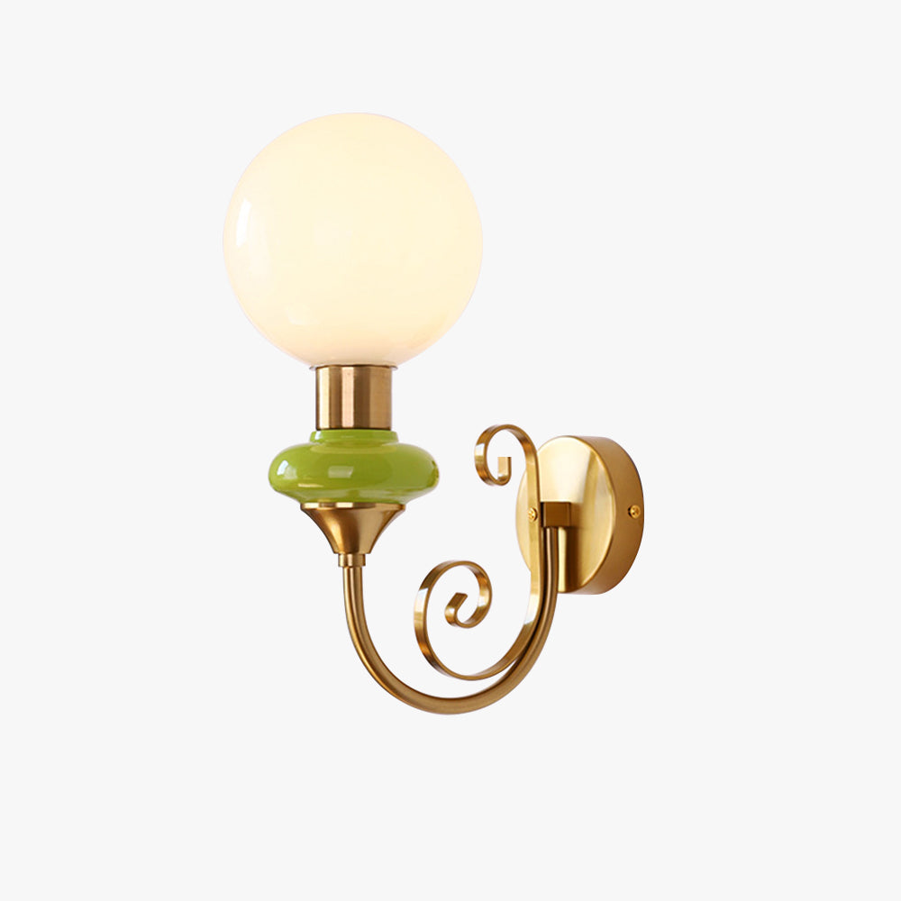 French Retro Elegant Metal Vintage Indoor Wall Light
