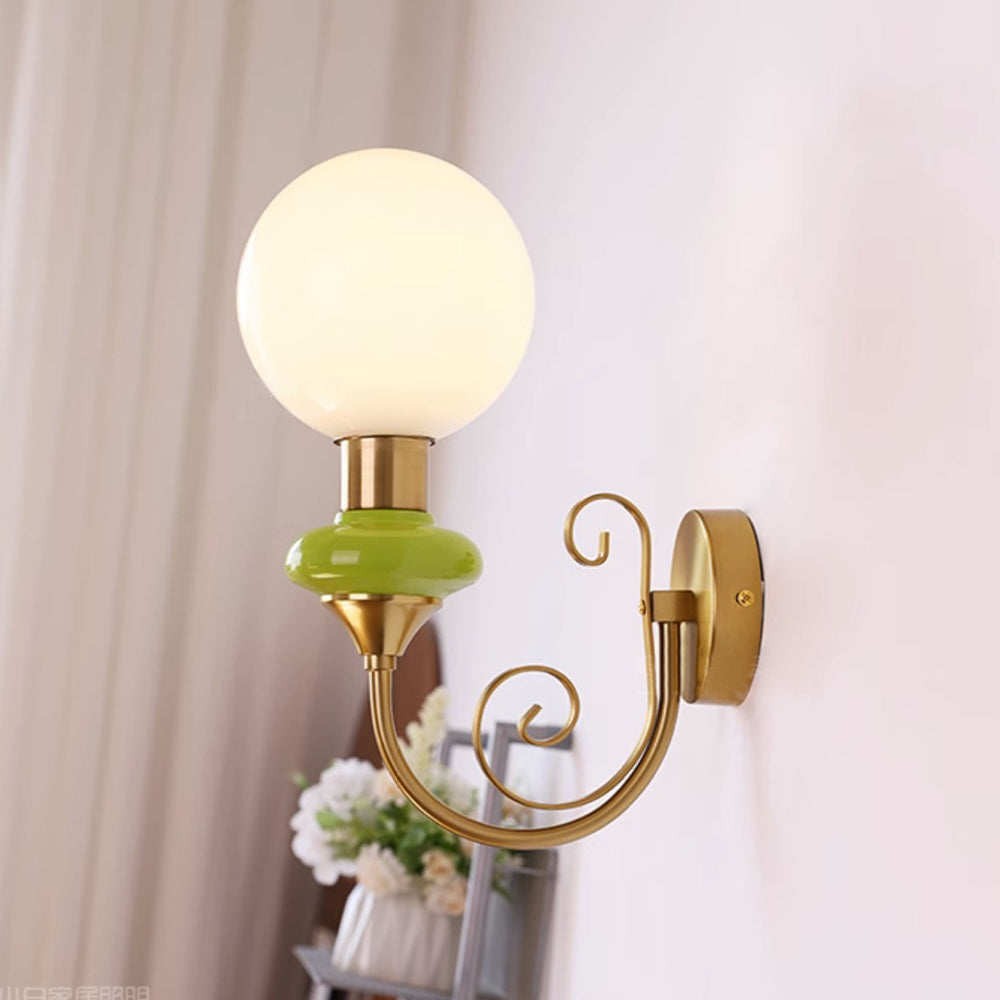 French Retro Elegant Metal Vintage Indoor Wall Light