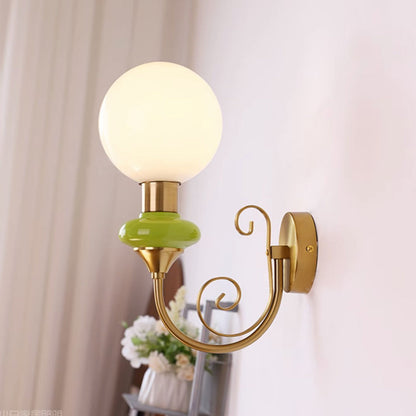 French Retro Elegant Metal Vintage Indoor Wall Light