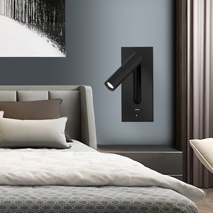 Modern LED Adjustable Battery Operated Wall Sconce Reading Light