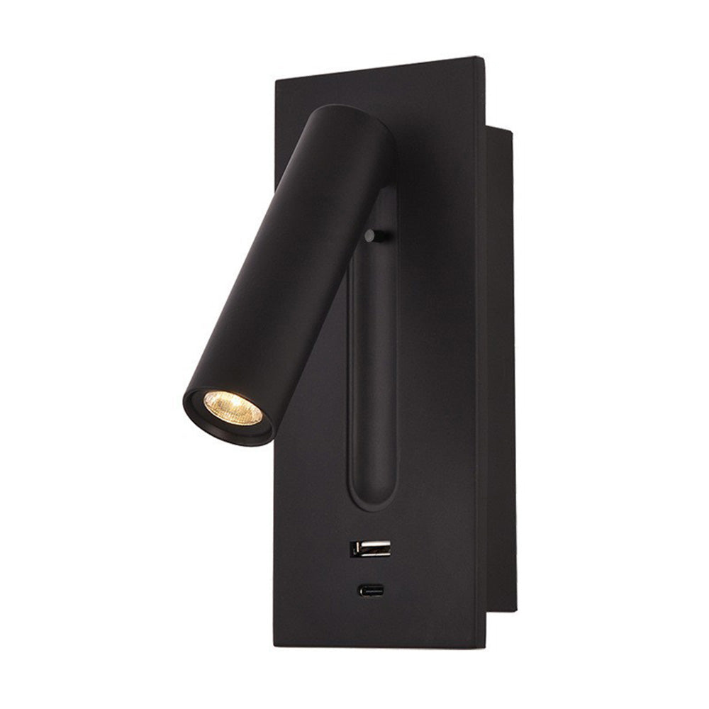 Modern LED Adjustable Battery Operated Wall Sconce Reading Light
