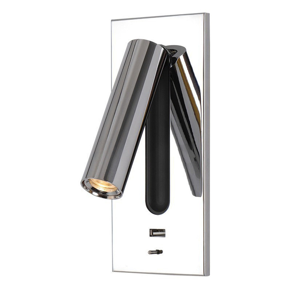 Modern LED Adjustable Battery Operated Wall Sconce Reading Light