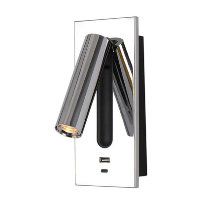 Modern LED Adjustable Battery Operated Wall Sconce Reading Light
