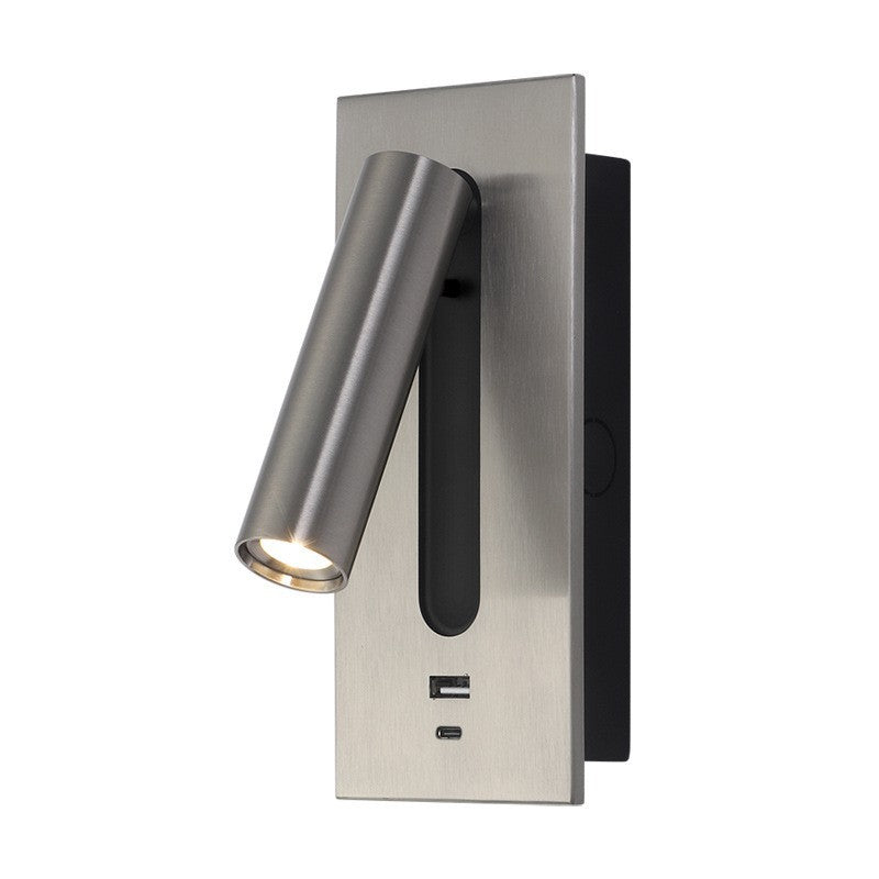 Modern LED Adjustable Battery Operated Wall Sconce Reading Light