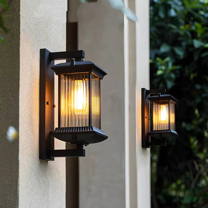 Luminara | Elegant Weather-Resistant Outdoor Wall Lantern Light 1