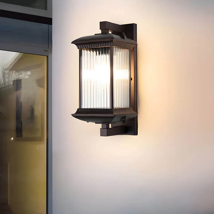 Luminara Modern LED Outdoor Illumination Wall Lantern