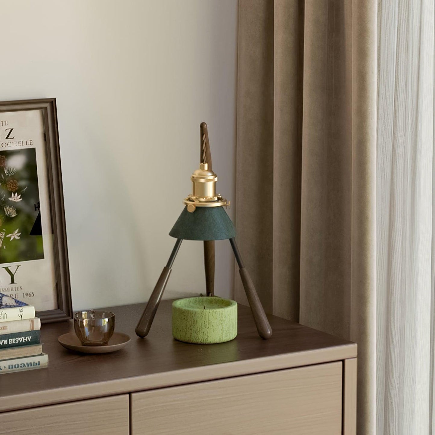 Mantis Warming Candle Lamp – Insect Art Design