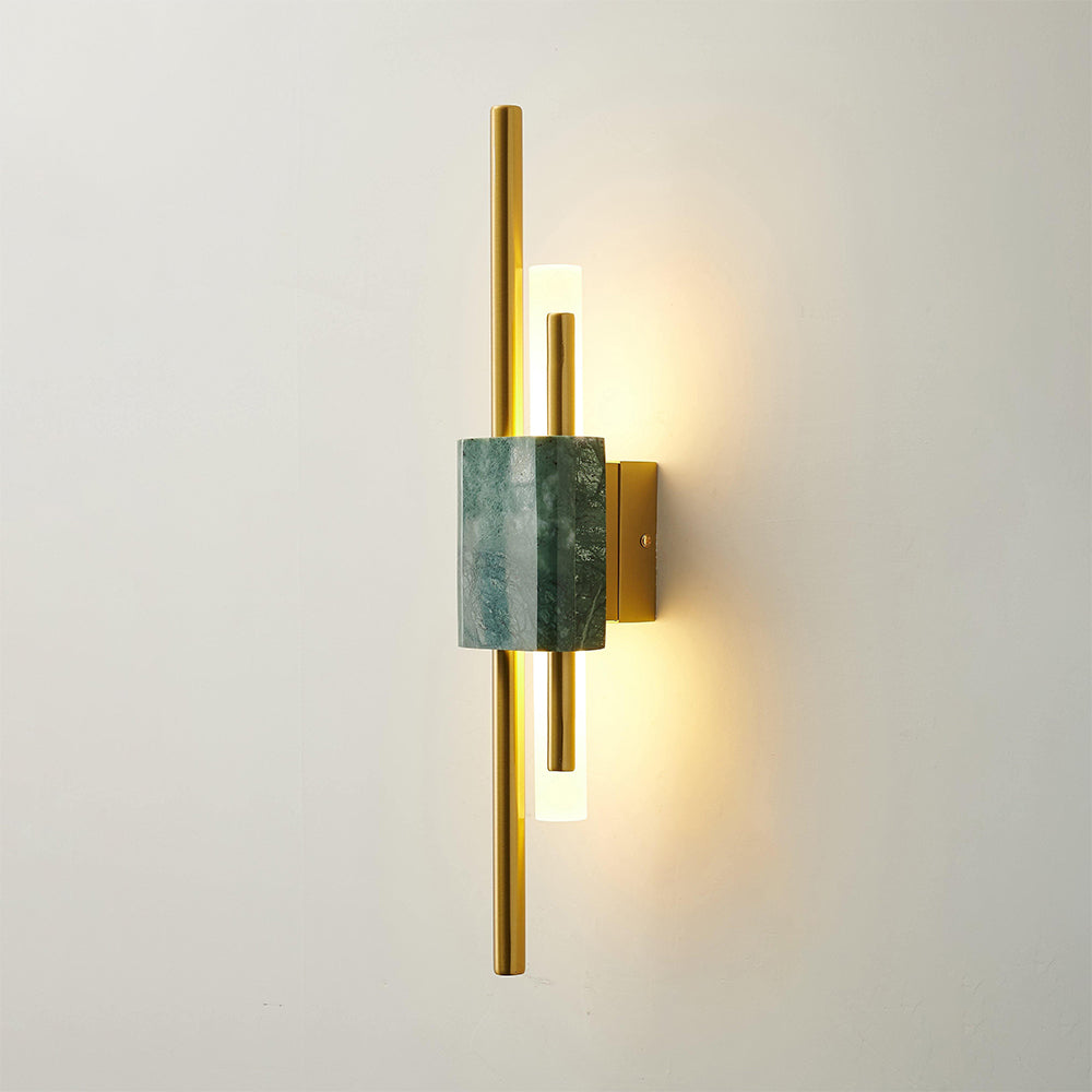 Elegant Dimmable Led Marble Finish Wall Light Living Room Bedroom