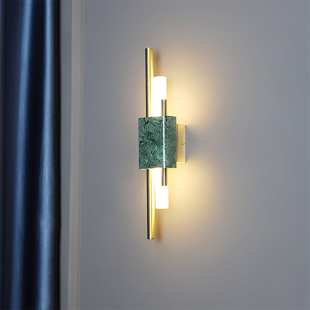 Elegant Dimmable Led Marble Finish Wall Light Living Room Bedroom