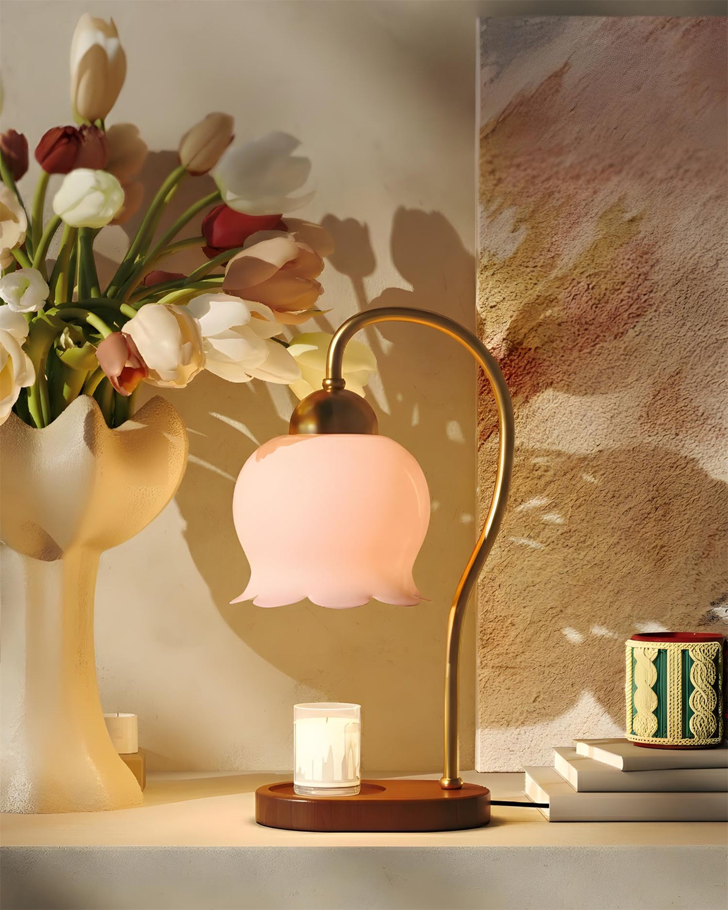 Melvoa Candle Warmer Lamp – Timeless Luxury Style – Wax Heating Lamp