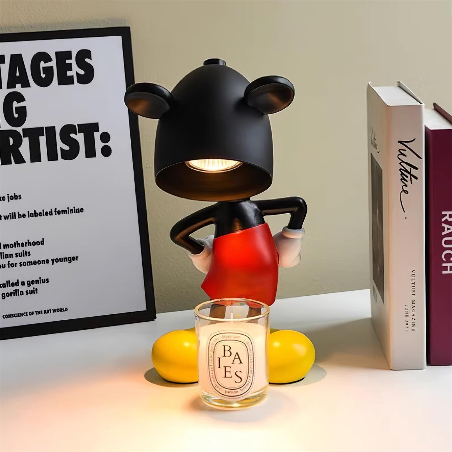 Mouzi Warming Candle Lamp – Mouse Character Style