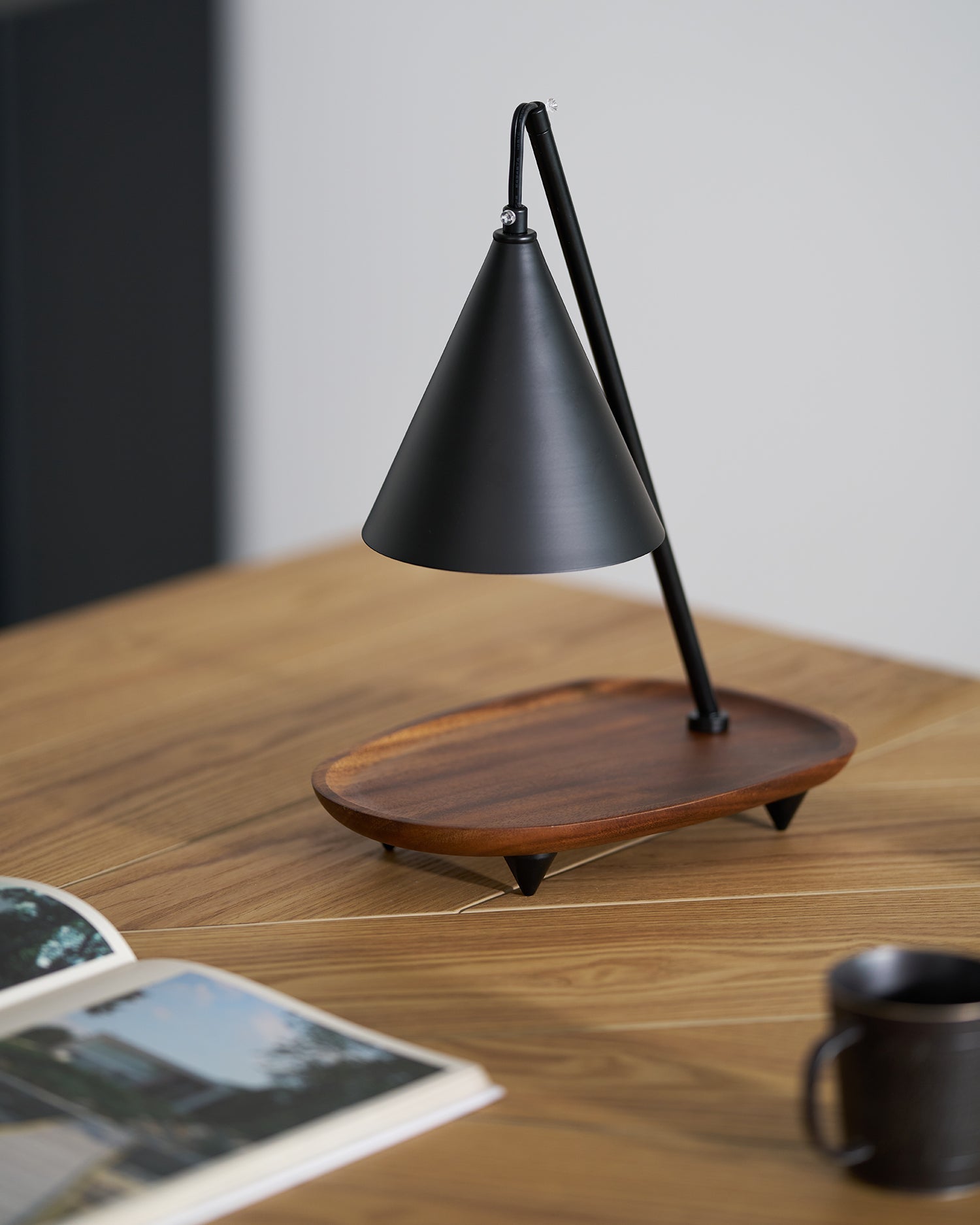 Mikaro Candle Warmer Lamp – Clean Rounded Design Indoor Wax Melter