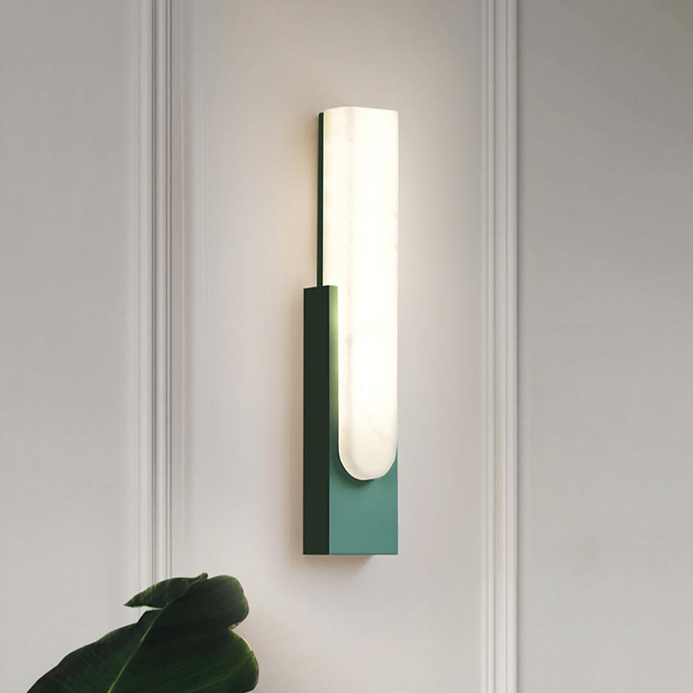 Modern Vertical LED Tube Wall Sconce – 50cm Resin Metal – Bedroom Hallway