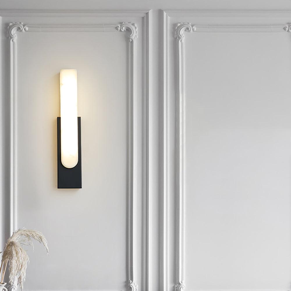 Modern Vertical LED Tube Wall Sconce – 50cm Resin Metal – Bedroom Hallway
