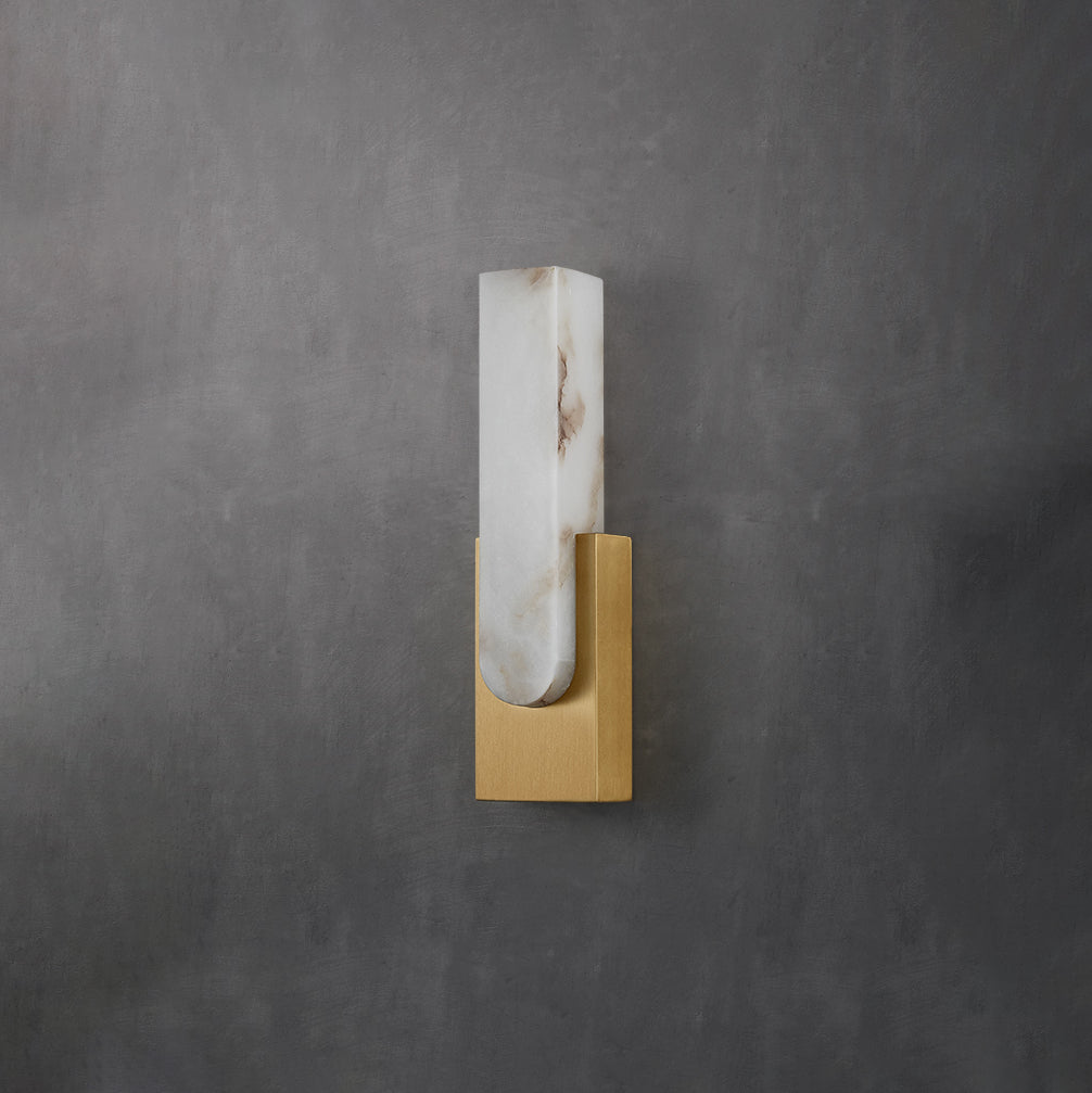 Modern Vertical LED Tube Wall Sconce – 50cm Resin Metal – Bedroom Hallway