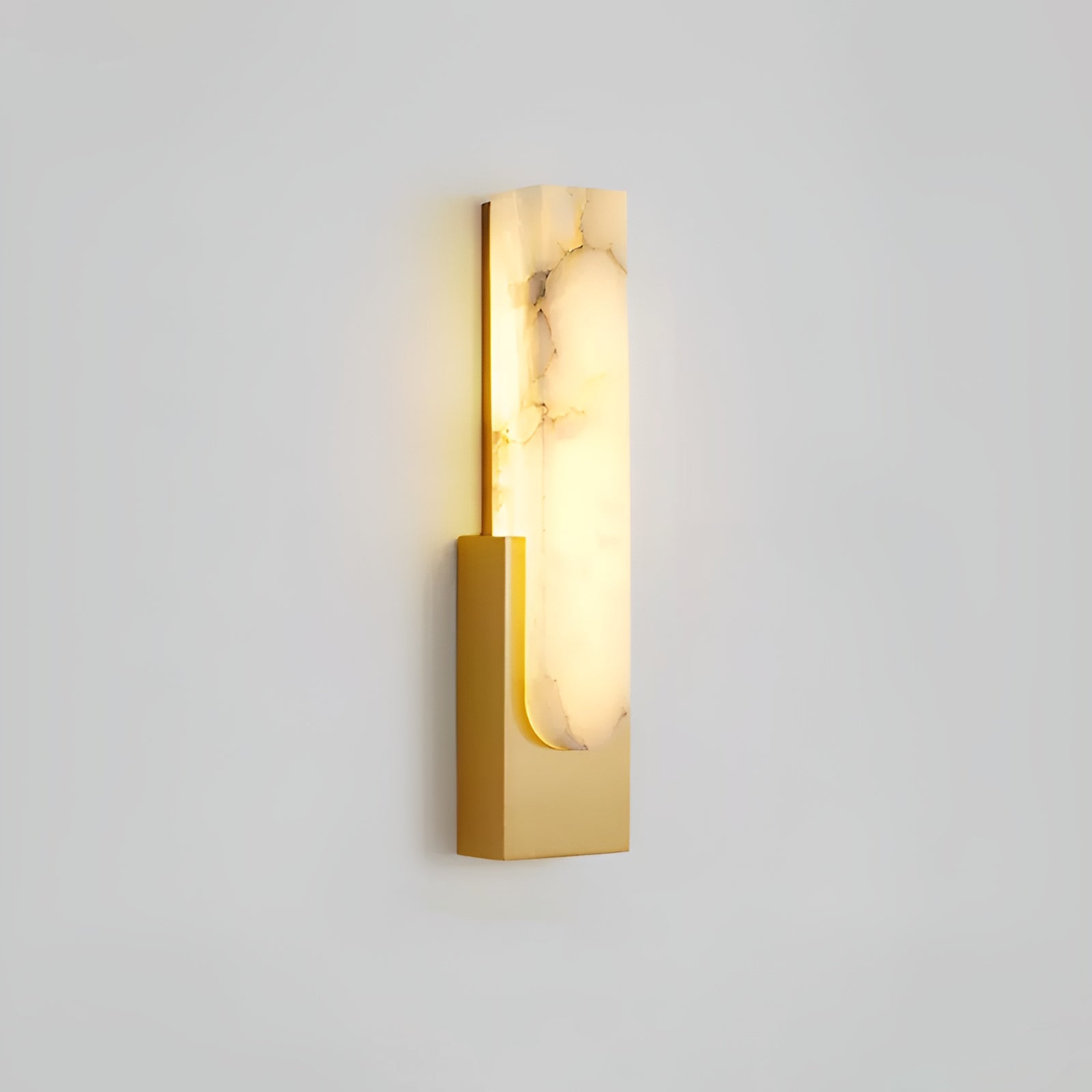 Modern Vertical LED Tube Wall Sconce – 50cm Resin Metal – Bedroom Hallway