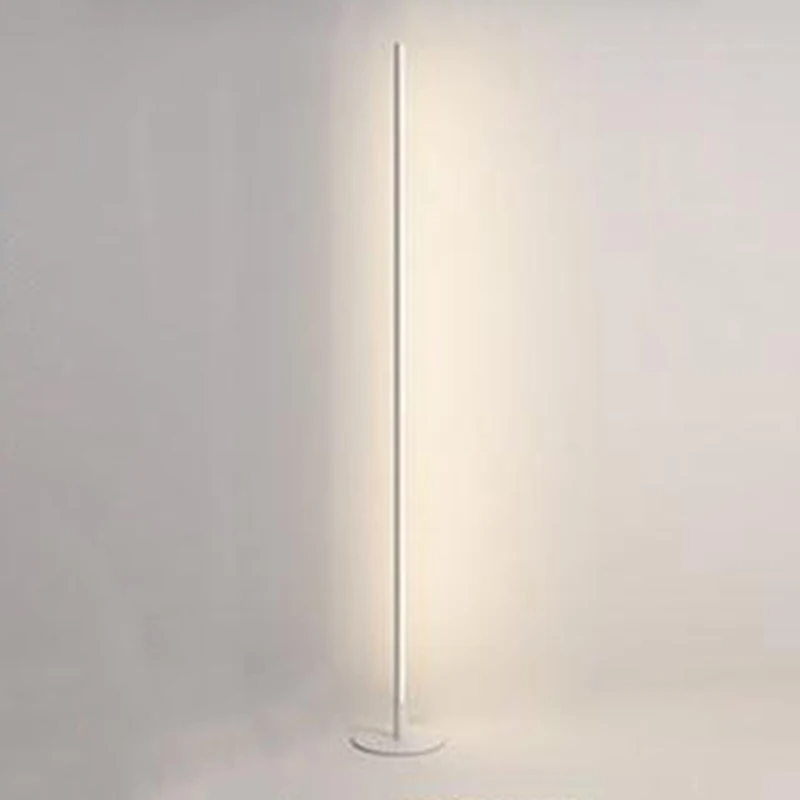 Modern Dimmable Led Metal Black Gold Floor Lamp Remote Control