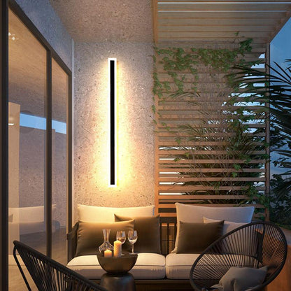 Modern Black Waterproof Led Outdoor Garden Wall Light