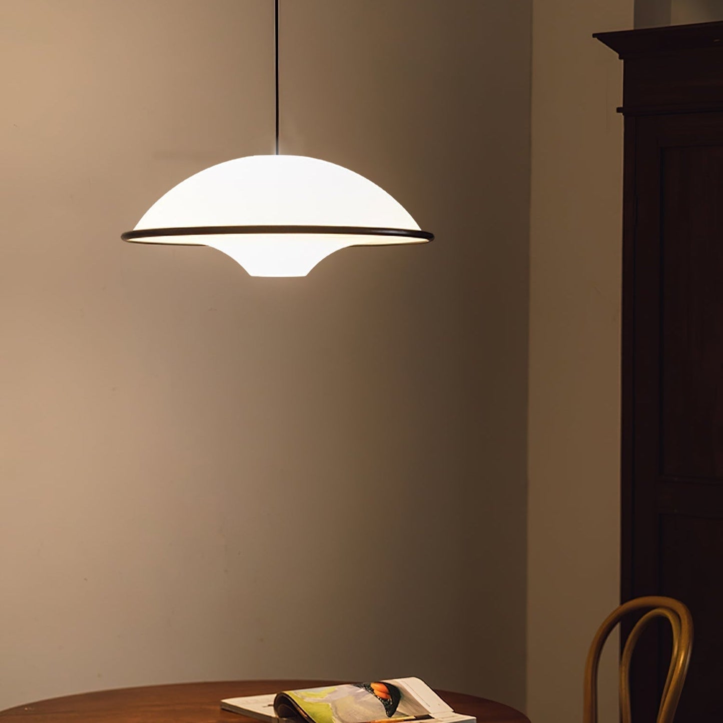 Modern UFO Inspired Adjustable LED Dining Room Ceiling Light