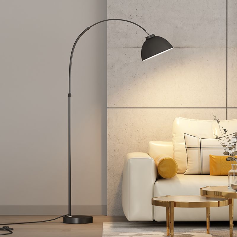 Modern Morandi Arc Floor Lamp