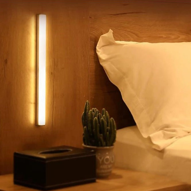 Rechargeable Motion Sensor Night Light - Wireless LED, Magnetic Mount