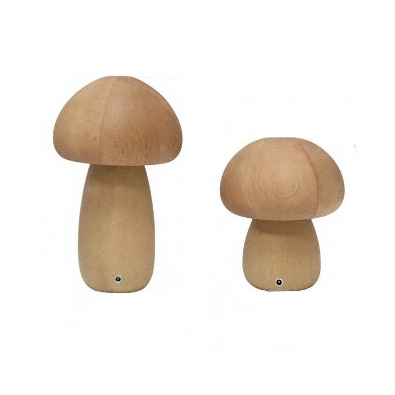 Modern Touch Control Wooden Warm Glow Led Night Light