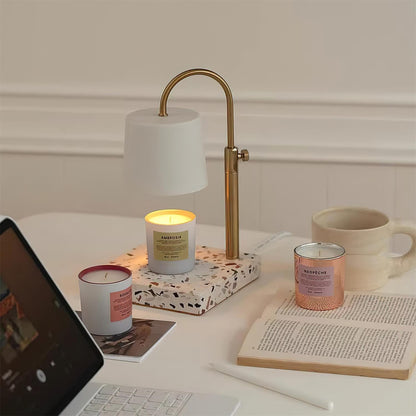 Noroa Candle Warmer Lamp – Matte Ceramic Top