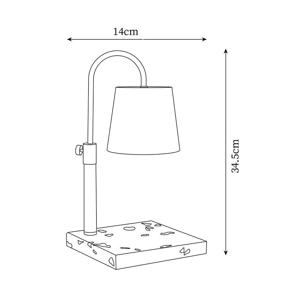 Noroa Candle Warmer Lamp – Matte Ceramic Top