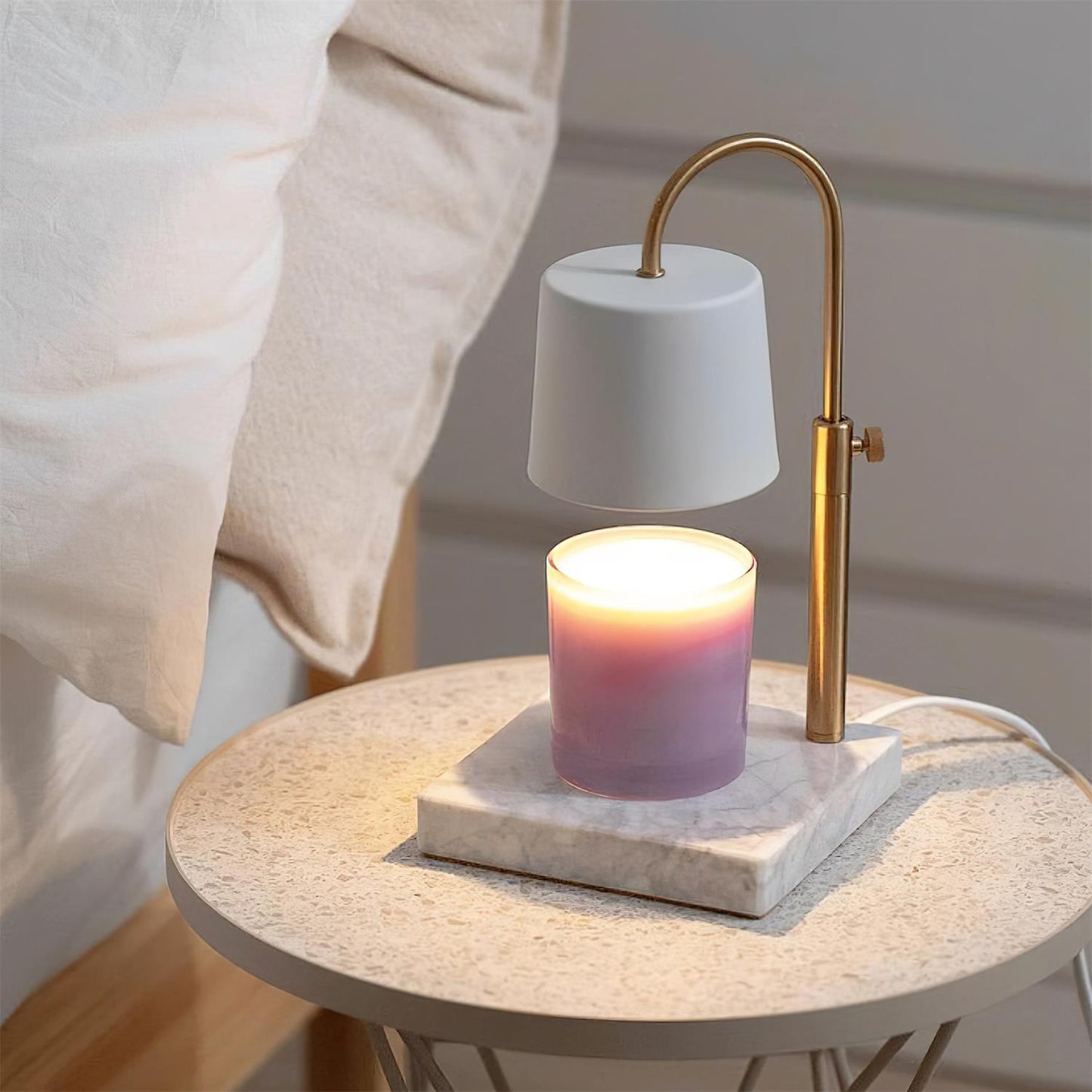 Noroa Candle Warmer Lamp – Matte Ceramic Top