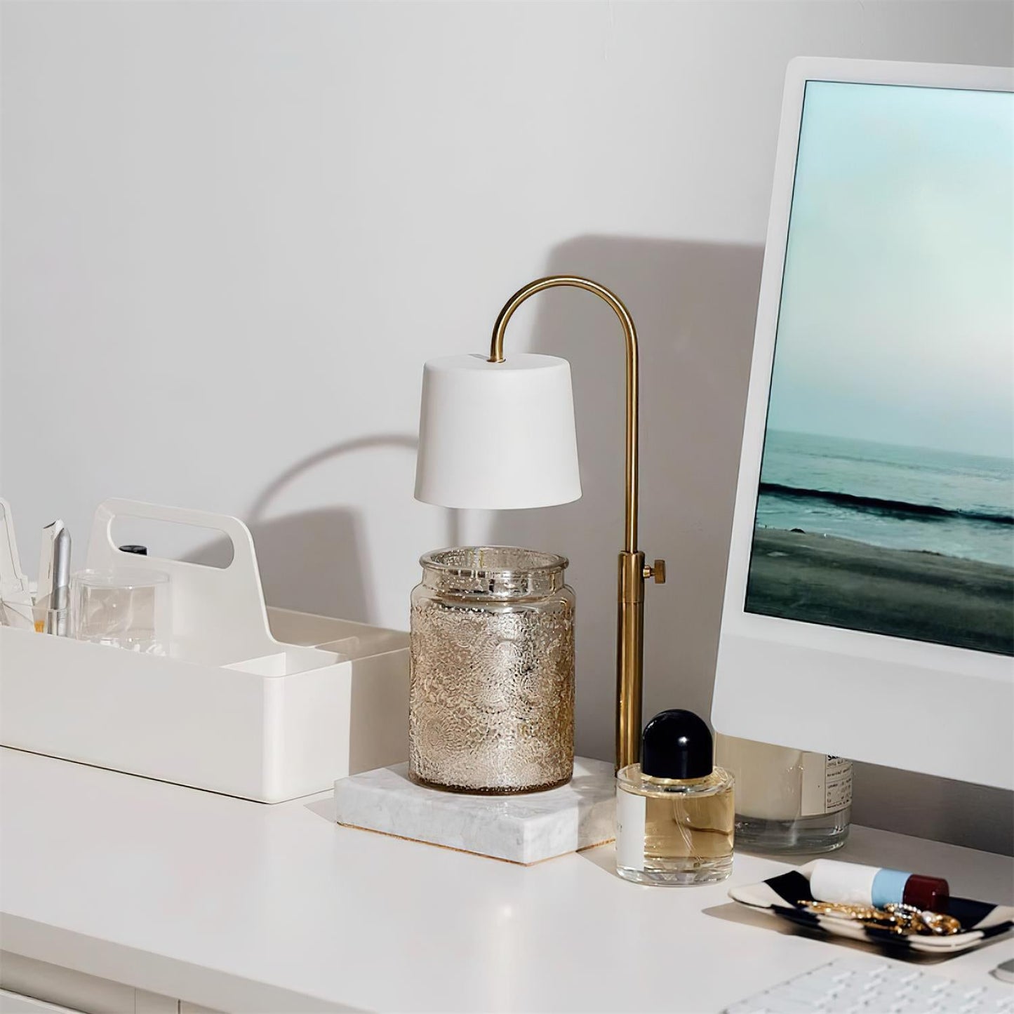 Noroa Candle Warmer Lamp – Matte Ceramic Top