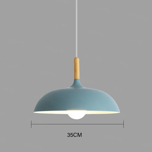 Scandinavian LED Wood Modern Ceiling Pendant Light