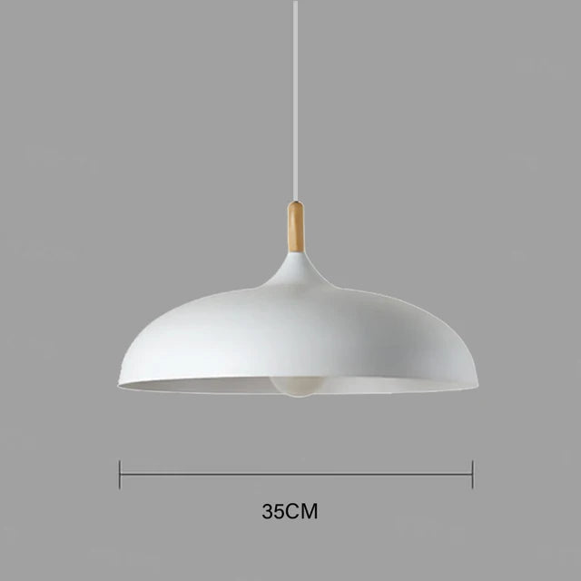 Scandinavian LED Wood Modern Ceiling Pendant Light