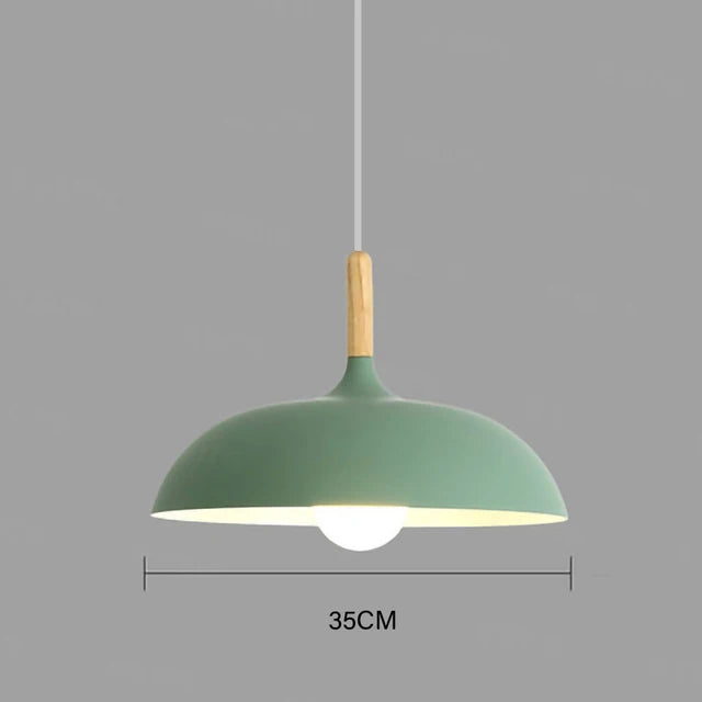 Scandinavian LED Wood Modern Ceiling Pendant Light