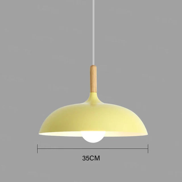 Scandinavian LED Wood Modern Ceiling Pendant Light