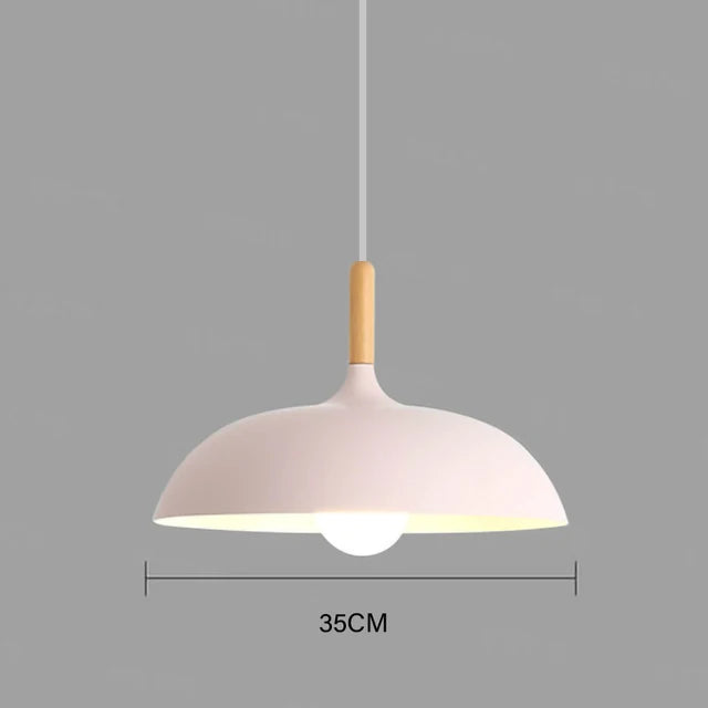 Scandinavian LED Wood Modern Ceiling Pendant Light