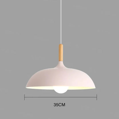 Scandinavian LED Wood Modern Ceiling Pendant Light