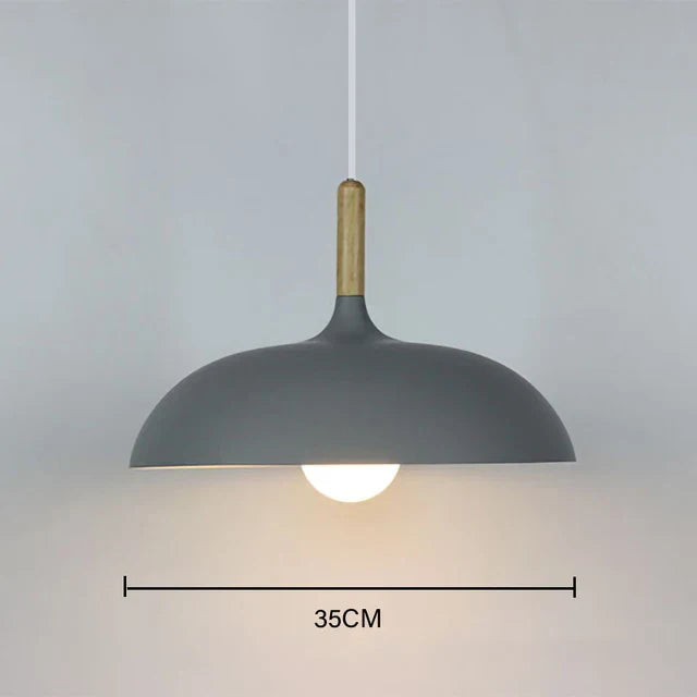 Scandinavian LED Wood Modern Ceiling Pendant Light